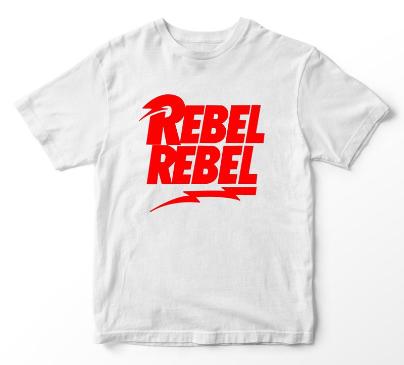 Playera David Bowie: Rebel Rebel