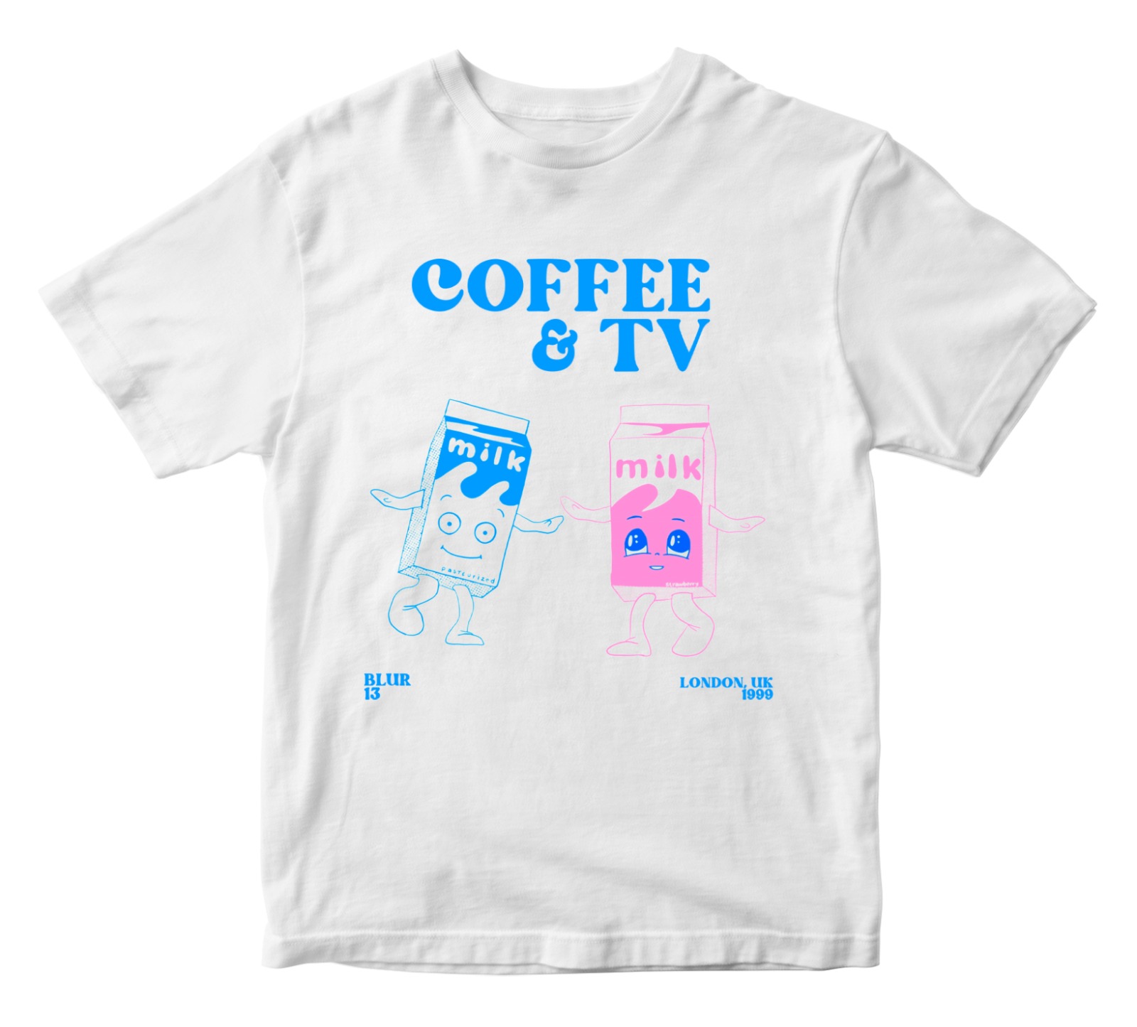 Playera Blur: Coffee & TV