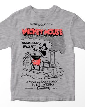 Playera Mickey Mouse (Steamboat Willie)