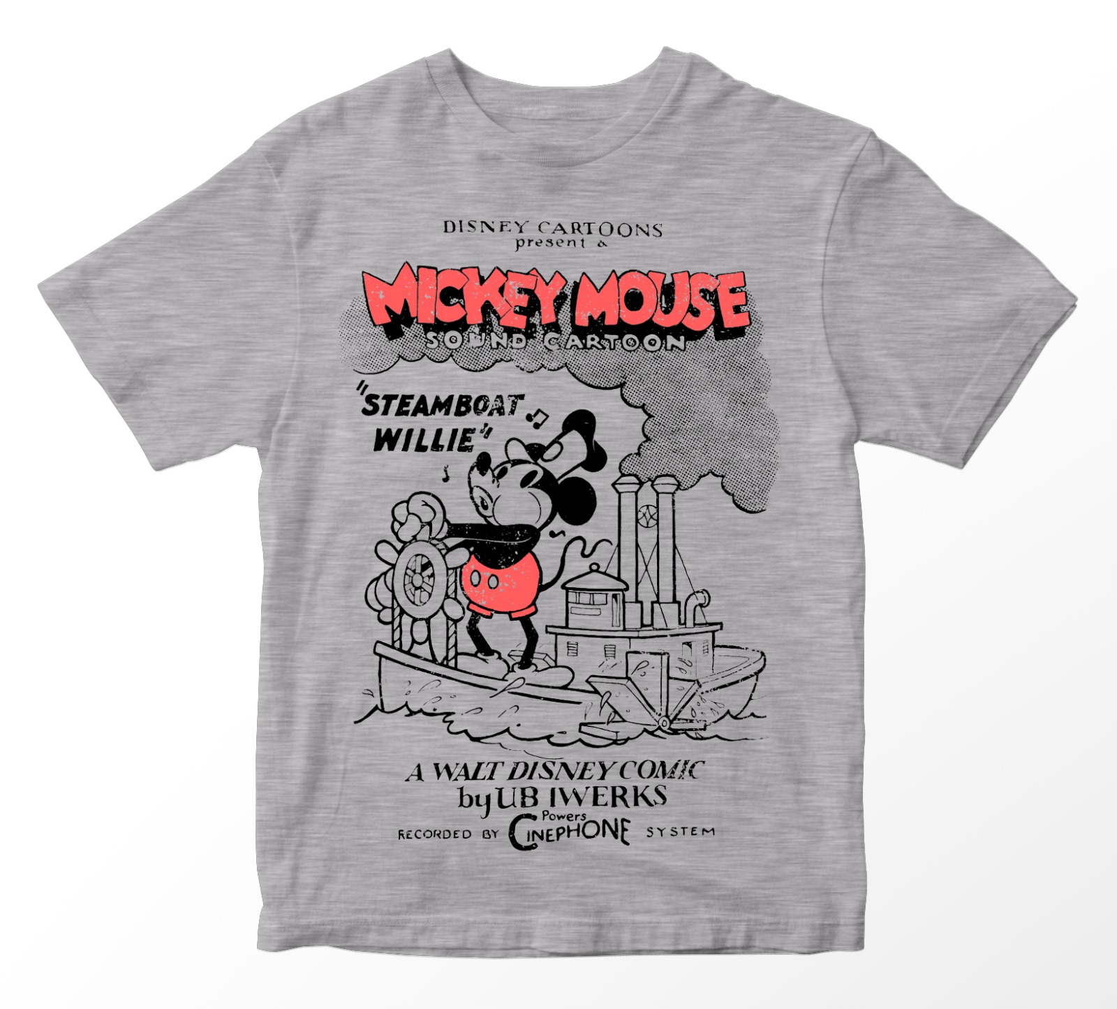 Playera Mickey Mouse (Steamboat Willie)