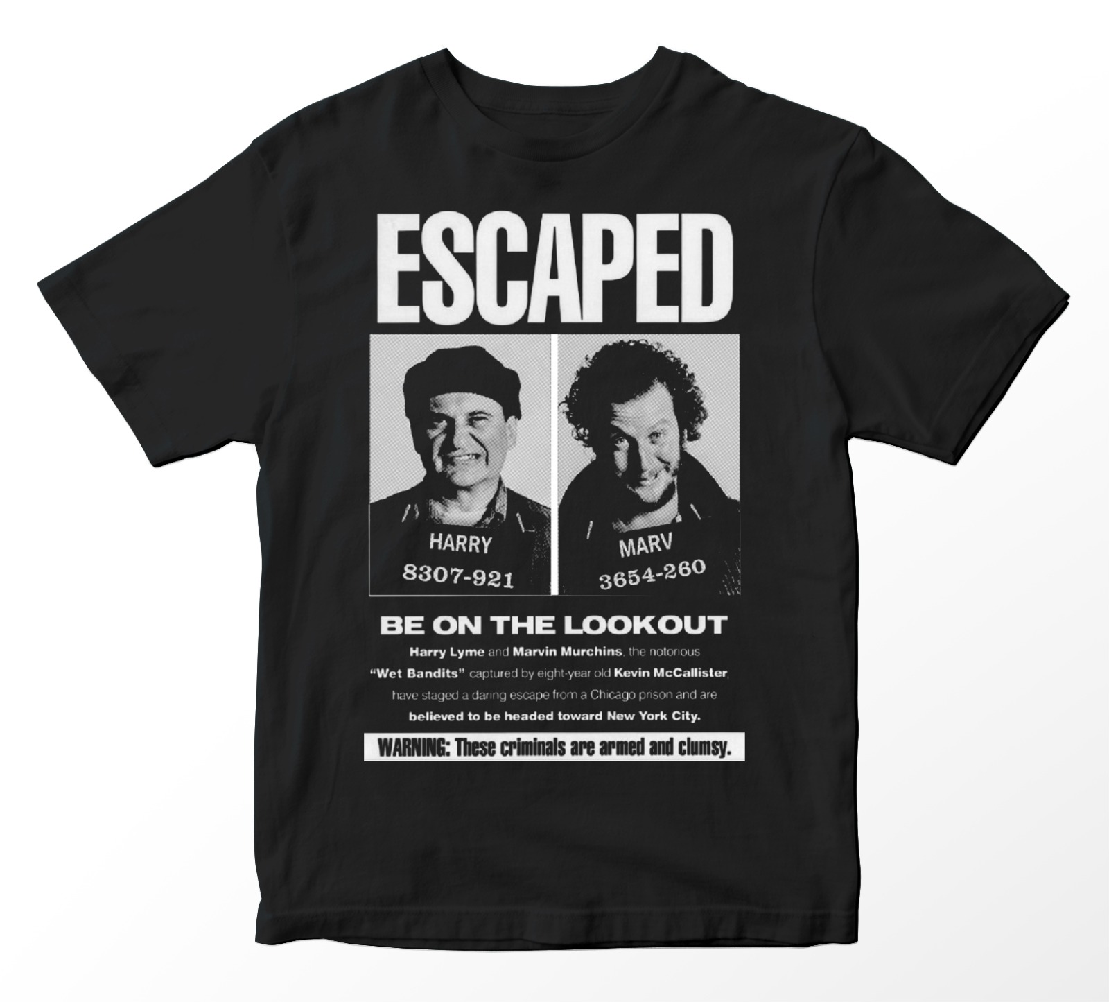 Playera Home Alone: Escaped