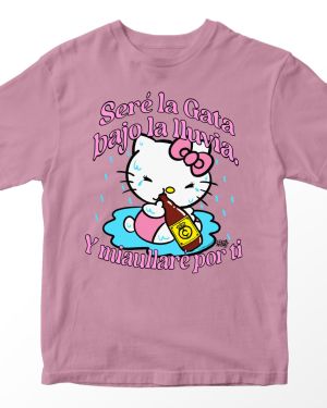 Playera Hello Kitty: La Gata Bajo la Lluvia