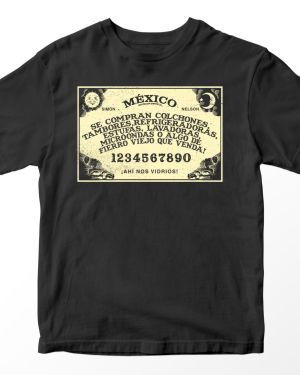 Playera Ouija: Se compran colchones, tambores, refrigeradoras…