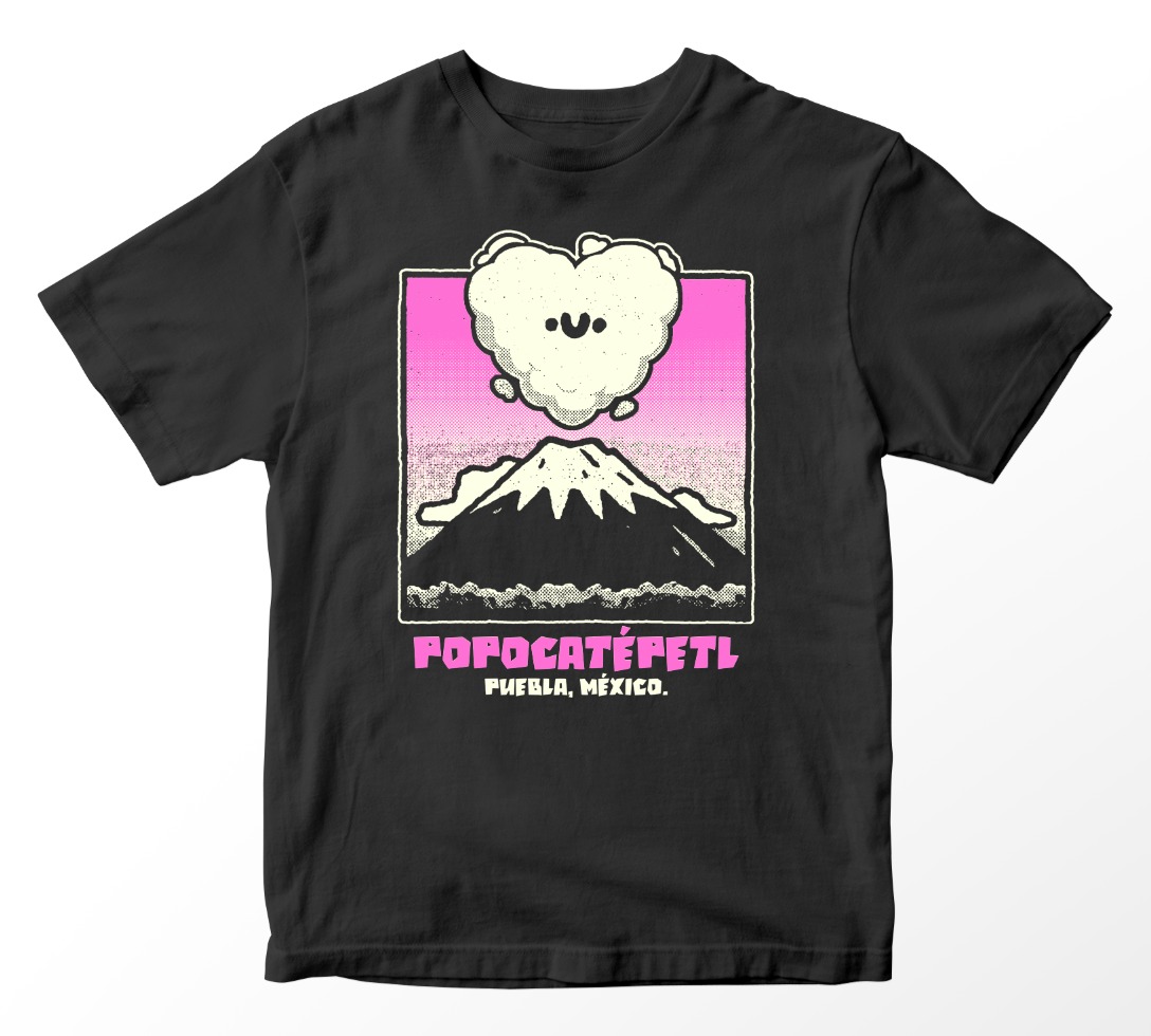 Playera Popocatépetl (Puebla, MX)