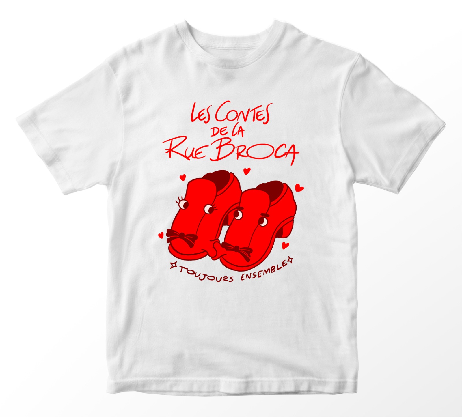 Playera Cuentos de la Calle Broca: El Par de Zapatos Enamorados