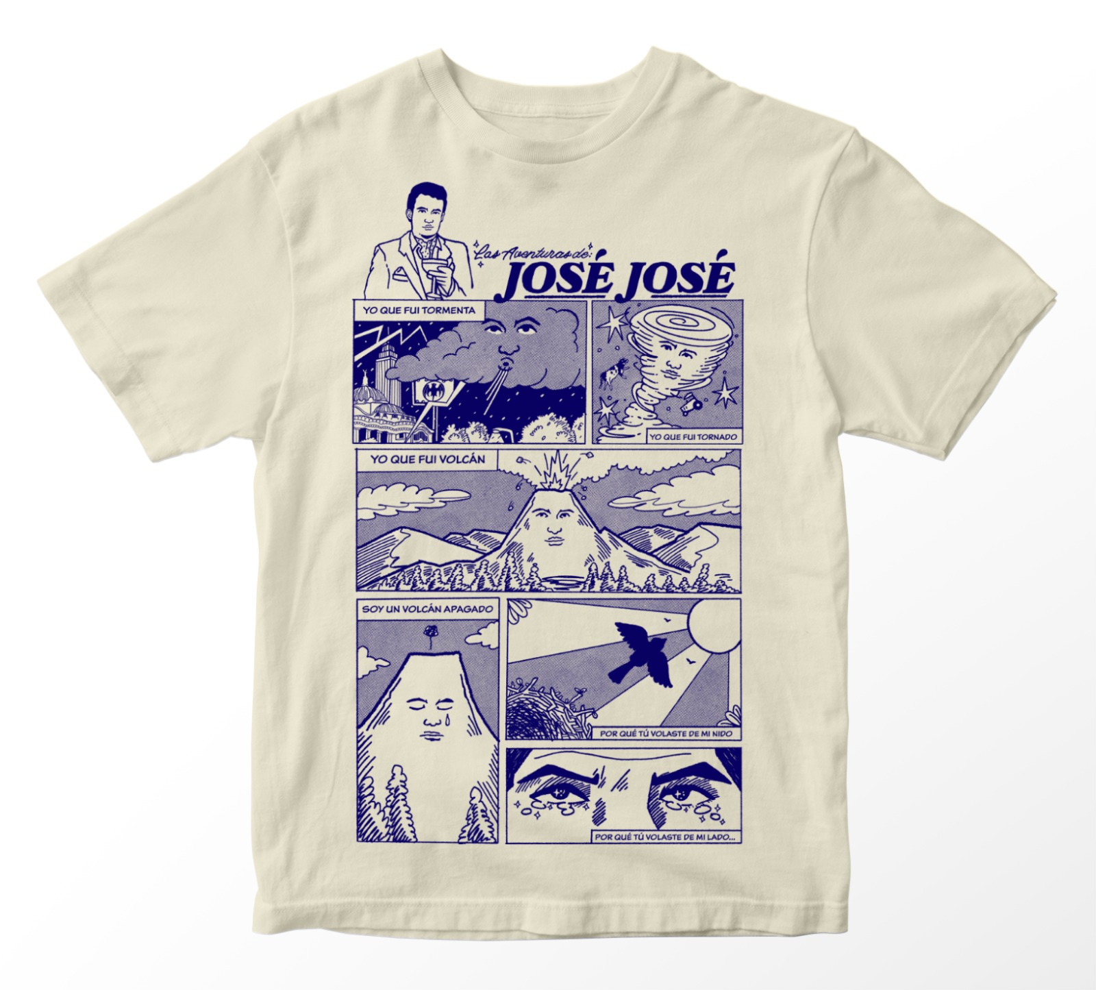Playera José José: Volcán