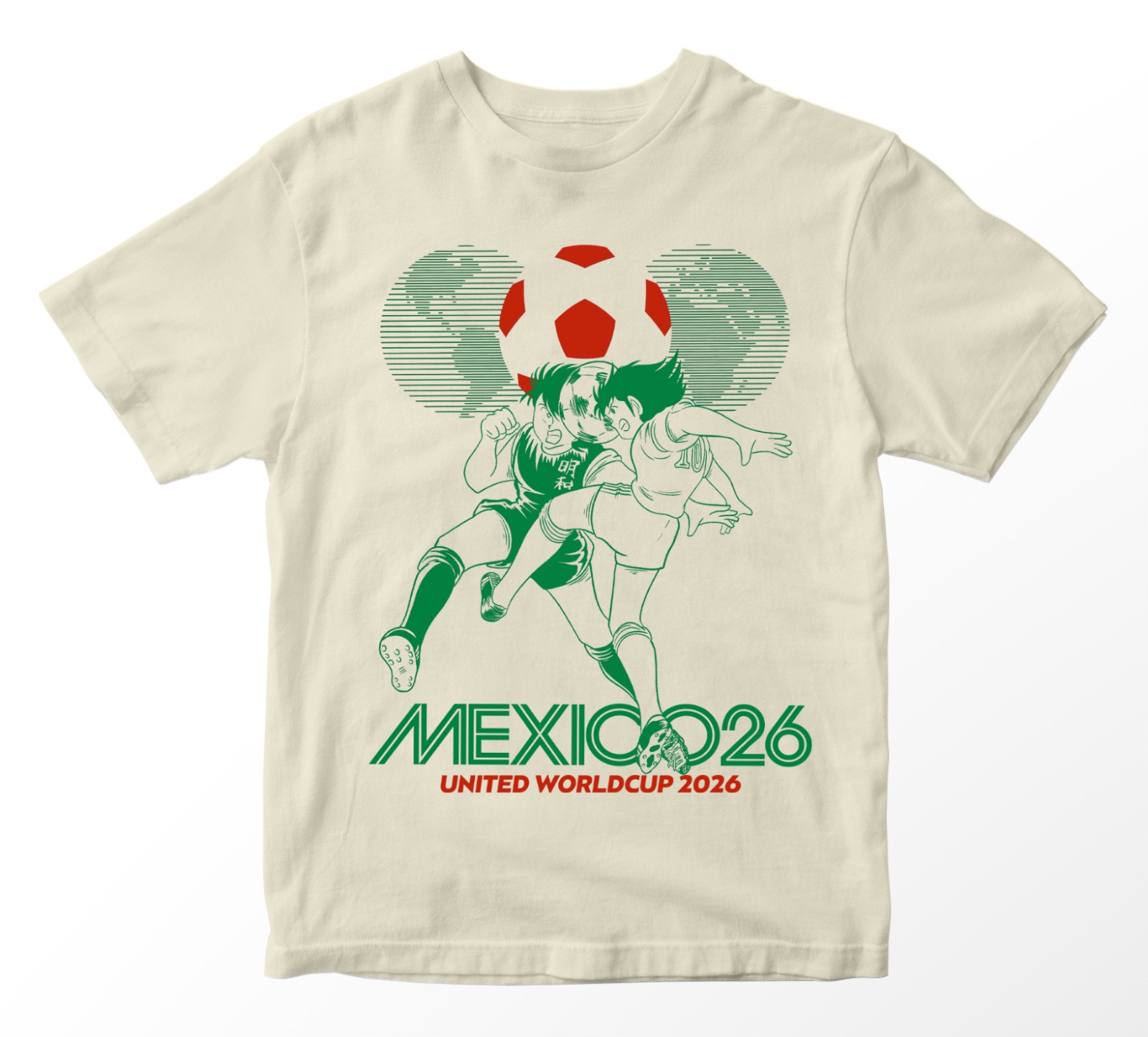 Playera Mundial: México 26 (Captain Tsubasa)