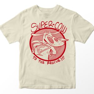 Playera Super Cow to the Rescue (Vaca y Pollito)
