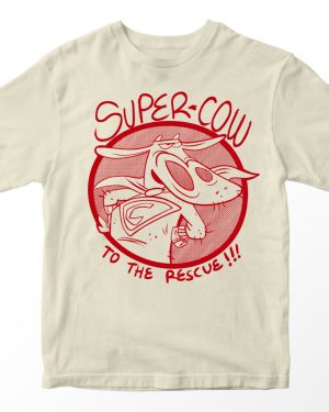Playera Super Cow to the Rescue (Vaca y Pollito)